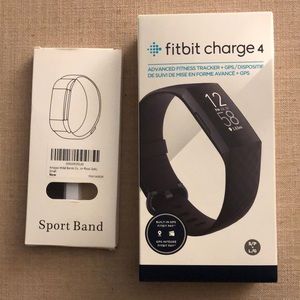 Fitbit Charge 4 with additional metal bands